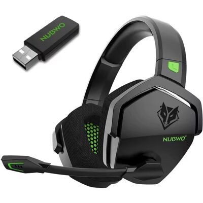 NUBWO G06 Gaming Headset met Microfoon - Over-ear Koptelefoon - Zwart Groen NUBWO G06 Gaming Headset met Microfoon - Over-ear Koptelefoon - Zwart Groen