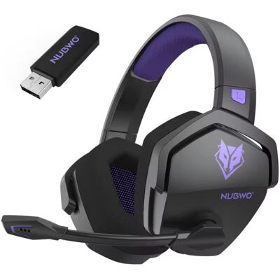 NUBWO G06 Gaming Headset met Microfoon - Over-ear Koptelefoon - Zwart Paars NUBWO G06 Gaming Headset met Microfoon - Over-ear Koptelefoon - Zwart Paars