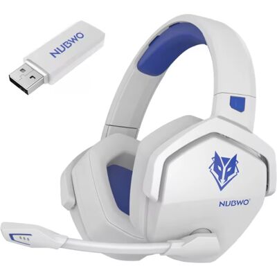 NUBWO G06 Gaming Headset met Microfoon - Over-ear Koptelefoon - Wit Blauw NUBWO G06 Gaming Headset met Microfoon - Over-ear Koptelefoon - Wit Blauw