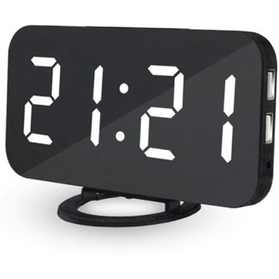 July's Song Multifunctionele Digitale LED Klok - Wekker Spiegel Alarm Snooze Helderheid Aanpassing July's Song Multifunctionele Digitale LED Klok - Wekker Spiegel Alarm Snooze Helderheid Aanpassing
