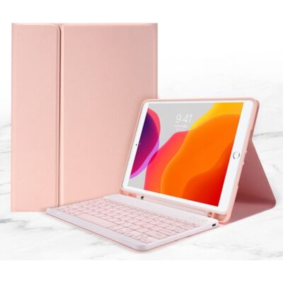 ABEIFAN Toetsenbord Hoes voor iPad Air 2 Pro (9.7") - QWERTY Multifunctionele Keyboard Bluetooth Smart Cover Case Hoesje Roze ABEIFAN Toetsenbord Hoes voor iPad Air 2 Pro (9.7") - QWERTY Multifunctionele Keyboard Bluetooth Smart Cover Case Hoesje Roze