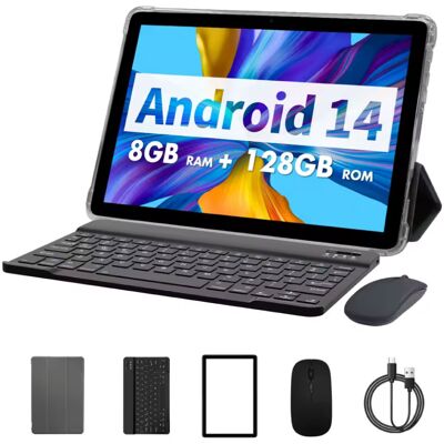 PRITOM TAB 11 Tablet - 10 Inch Display - 128 GB Opslag - 2 MP Camera - 8000mAh Batterij - Grijs PRITOM TAB 11 Tablet - 10 Inch Display - 128 GB Opslag - 2 MP Camera - 8000mAh Batterij - Grijs
