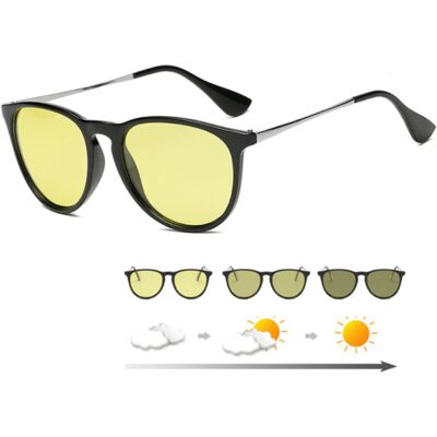 Cosysun 2 in 1 Zonnebril & Nachtbril - UV400 en Polarisatie Filter voor Mannen en Vrouwen - Zwart Cosysun 2 in 1 Zonnebril & Nachtbril - UV400 en Polarisatie Filter voor Mannen en Vrouwen - Zwart