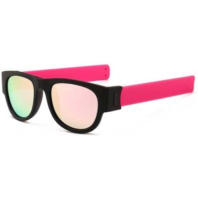 VIVIBEE Opvouwbare Zonnebril met Opbergdoos - Gepolariseerde Spiegelglazen Klap Polsband Bril Blauw VIVIBEE Opvouwbare Zonnebril met Opbergdoos - Gepolariseerde Spiegelglazen Klap Polsband Bril Blauw