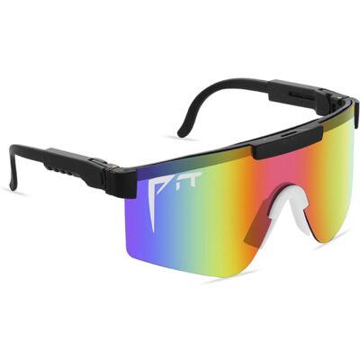 PIT VIPER Gepolariseerde Zonnebril - Fiets Ski Sport Bril Shades UV400 Regenboog PIT VIPER Gepolariseerde Zonnebril - Fiets Ski Sport Bril Shades UV400 Regenboog