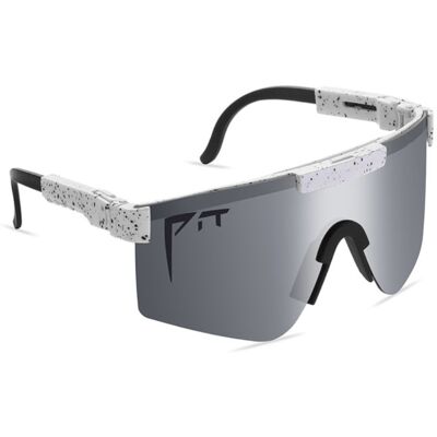 PIT VIPER Gepolariseerde Zonnebril - Fiets Ski Sport Bril Shades UV400 Grijs PIT VIPER Gepolariseerde Zonnebril - Fiets Ski Sport Bril Shades UV400 Grijs