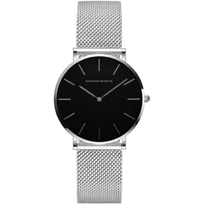 Hannah Martin Dames Horloge - Anoloog Uurwerk Mesh Bandje voor Vrouwen - CH36-WYY Hannah Martin Dames Horloge - Anoloog Uurwerk Mesh Bandje voor Vrouwen - CH36-WYY