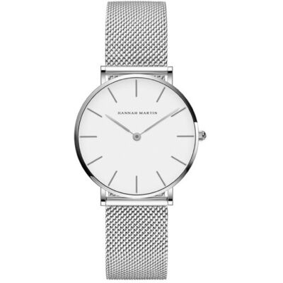 Hannah Martin Dames Horloge - Anoloog Uurwerk Mesh Bandje voor Vrouwen - CB36-WYY Hannah Martin Dames Horloge - Anoloog Uurwerk Mesh Bandje voor Vrouwen - CB36-WYY