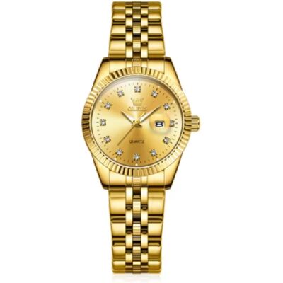 OLEVS 5526 Luxe Kwarts Horloge - 3 ATM Waterdicht Dameshorloge - Goud OLEVS 5526 Luxe Kwarts Horloge - 3 ATM Waterdicht Dameshorloge - Goud