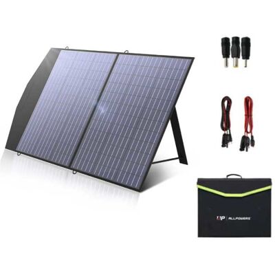 Allpowers Solar Oplader 18V/60W - MC4 Output - Vouwbaar Zonnepanneel - Lader op Zonne-energie Allpowers Solar Oplader 18V/60W - MC4 Output - Vouwbaar Zonnepanneel - Lader op Zonne-energie