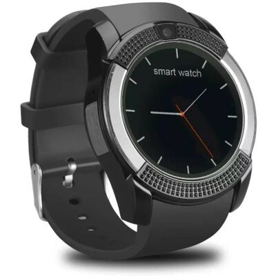 Stuff Certified® Originele V8 Smartwatch HD Smartphone Fitness Sport Activity Tracker Horloge OLED iOS Android iPhone Samsung Huawei Zwart Stuff Certified® Originele V8 Smartwatch HD Smartphone Fitness Sport Activity Tracker Horloge OLED iOS Android iPhone Samsung Huawei Zwart
