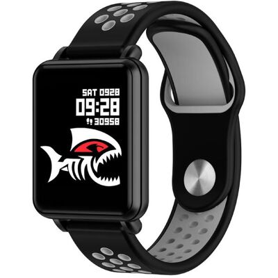 COLMI Land 1 Smartwatch Smartband Smartphone Fitness Sport Activity Tracker Horloge OLED iOS Android iPhone Samsung Huawei Grijs Two-Tone Bandje COLMI Land 1 Smartwatch Smartband Smartphone Fitness Sport Activity Tracker Horloge OLED iOS Android iPhone Samsung Huawei Grijs Two-Tone Bandje