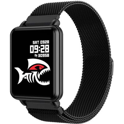 COLMI Land 1 Smartwatch Smartband Smartphone Fitness Sport Activity Tracker Horloge OLED iOS Android iPhone Samsung Huawei Zwart Magnetisch Bandje COLMI Land 1 Smartwatch Smartband Smartphone Fitness Sport Activity Tracker Horloge OLED iOS Android iPhone Samsung Huawei Zwart Magnetisch Bandje