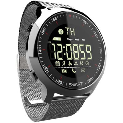 Lokmat MK18 Waterdichte Sport Smartwatch Fitness Activity Tracker Smartphone Horloge iOS Android iPhone Samsung Huawei Zilver Lokmat MK18 Waterdichte Sport Smartwatch Fitness Activity Tracker Smartphone Horloge iOS Android iPhone Samsung Huawei Zilver