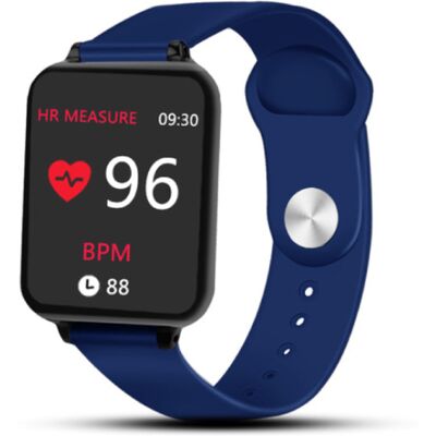 Stuff Certified® B57 Sports Smartwatch Fitness Sport Activity Tracker Hartslagmeter Smartphone Horloge iOS Android iPhone Samsung Huawei Blauw Stuff Certified® B57 Sports Smartwatch Fitness Sport Activity Tracker Hartslagmeter Smartphone Horloge iOS Android iPhone Samsung Huawei Blauw