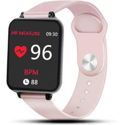 Stuff Certified® B57 Sports Smartwatch Fitness Sport Activity Tracker Hartslagmeter Smartphone Horloge iOS Android iPhone Samsung Huawei Roze Stuff Certified® B57 Sports Smartwatch Fitness Sport Activity Tracker Hartslagmeter Smartphone Horloge iOS Android iPhone Samsung Huawei Roze