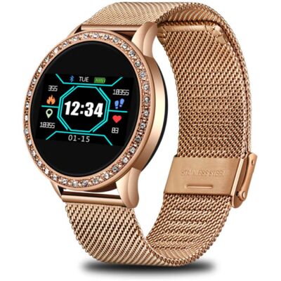 Lige Fashion Sports Smartwatch Fitness Sport Activity Tracker Smartphone Horloge iOS Android - Goud Lige Fashion Sports Smartwatch Fitness Sport Activity Tracker Smartphone Horloge iOS Android - Goud