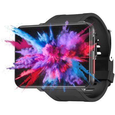 Lemfo LEM T Smartwatch Breed Display - 2.86 Inch Scherm - 3GB - 32GB - Smartband Fitness Tracker Sport Activity Horloge iOS Android Zwart Lemfo LEM T Smartwatch Breed Display - 2.86 Inch Scherm - 3GB - 32GB - Smartband Fitness Tracker Sport Activity Horloge iOS Android Zwart