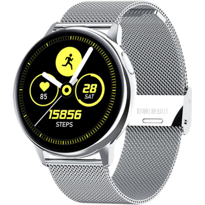 Torntisc Sport Smartwatch Smartband Smartphone Fitness Activity Tracker Horloge iOS / Android Zilver Staal Torntisc Sport Smartwatch Smartband Smartphone Fitness Activity Tracker Horloge iOS / Android Zilver Staal