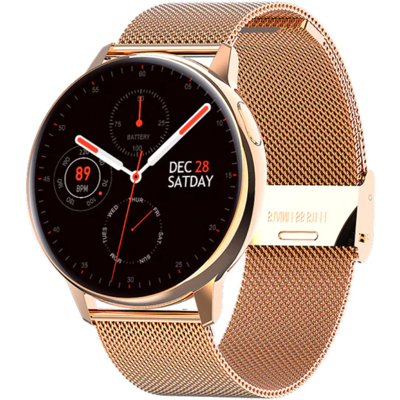 Torntisc Sport Smartwatch Smartband Smartphone Fitness Activity Tracker Horloge iOS / Android Goud Staal Torntisc Sport Smartwatch Smartband Smartphone Fitness Activity Tracker Horloge iOS / Android Goud Staal