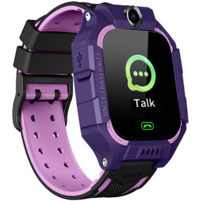 Lemfo Q19 Smartwatch voor Kinderen met GPS Tracker 2G Smartband Smartphone Horloge IPS iOS Android Paars Lemfo Q19 Smartwatch voor Kinderen met GPS Tracker 2G Smartband Smartphone Horloge IPS iOS Android Paars