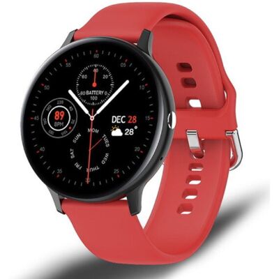 Lige Sport Smartwatch - Silicoon Bandje Fitness Activity Tracker Horloge Android - Rood Lige Sport Smartwatch - Silicoon Bandje Fitness Activity Tracker Horloge Android - Rood