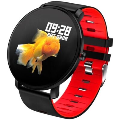 Melanda Sport Smartwatch IP68 - Fitness Sport Activity Tracker Siliconen Bandje Horloge iOS Android Rood Melanda Sport Smartwatch IP68 - Fitness Sport Activity Tracker Siliconen Bandje Horloge iOS Android Rood