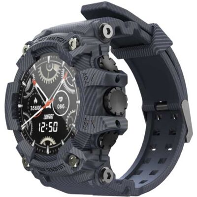 Lokmat Attack Smartwatch - Slaapmonitor Hartslag Fitness Sport Activity Tracker Smartphone Horloge iOS Android IPX6 Waterdicht Zwart Lokmat Attack Smartwatch - Slaapmonitor Hartslag Fitness Sport Activity Tracker Smartphone Horloge iOS Android IPX6 Waterdicht Zwart