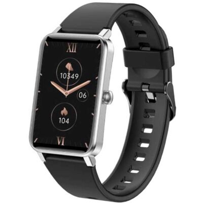 KALOSTE Smartwatch met Slaapmonitor Menstruatie Fitness Sport Activity Tracker Smartphone Horloge iOS Android IP68 Waterdicht Zilver KALOSTE Smartwatch met Slaapmonitor Menstruatie Fitness Sport Activity Tracker Smartphone Horloge iOS Android IP68 Waterdicht Zilver