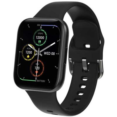 COLMI P8 SE Plus Smartwatch Smartband Smartphone Fitness Sport Activity Tracker Horloge IP68 iOS iPhone Android Siliconen Bandje Zwart COLMI P8 SE Plus Smartwatch Smartband Smartphone Fitness Sport Activity Tracker Horloge IP68 iOS iPhone Android Siliconen Bandje Zwart