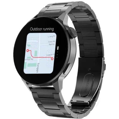 SACOSDING Smartwatch Fitness Sport Activity Tracker Horloge - NFC / ECG / GPS / IP68 - Metaal Bandje Zwart SACOSDING Smartwatch Fitness Sport Activity Tracker Horloge - NFC / ECG / GPS / IP68 - Metaal Bandje Zwart