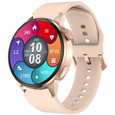 SACOSDING Smartwatch Fitness Sport Activity Tracker Horloge - NFC / ECG / GPS / IP68 - Silicoon Bandje Goud SACOSDING Smartwatch Fitness Sport Activity Tracker Horloge - NFC / ECG / GPS / IP68 - Silicoon Bandje Goud