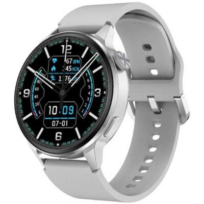 SACOSDING Smartwatch Fitness Sport Activity Tracker Horloge - NFC / ECG / GPS / IP68 - Silicoon Bandje Grijs SACOSDING Smartwatch Fitness Sport Activity Tracker Horloge - NFC / ECG / GPS / IP68 - Silicoon Bandje Grijs
