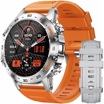 Lige Smartwatch - Gezondheid Monitor Sport Tracker Horloge iOS Android - Silicoon Bandje - Oranje Lige Smartwatch - Gezondheid Monitor Sport Tracker Horloge iOS Android - Silicoon Bandje - Oranje