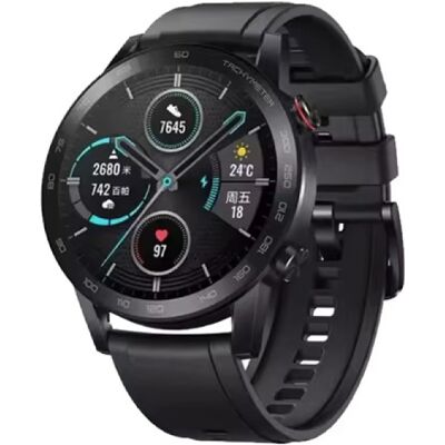 Huawei Honor MagicWatch 2 Smartwatch - Silicoon Bandje - 1,39" AMOLED Display - Hartslag Zuurstof Sport Tracker Horloge - Zwart Huawei Honor MagicWatch 2 Smartwatch - Silicoon Bandje - 1,39" AMOLED Display - Hartslag Zuurstof Sport Tracker Horloge - Zwart