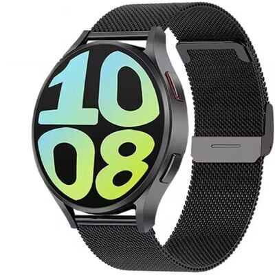Senbossi Galaxy Watch 6 Smartwatch - Mesh Bandje - 1,40" Display - Hartslag Zuurstof Sport Tracker Horloge - Zwart Senbossi Galaxy Watch 6 Smartwatch - Mesh Bandje - 1,40" Display - Hartslag Zuurstof Sport Tracker Horloge - Zwart