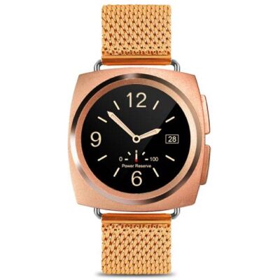 Stuff Certified® Originele A11 Smartwatch Smartphone Fitness Sport Activity Tracker Horloge OLED Android iOS iPhone Samsung Huawei Goud Metaal Stuff Certified® Originele A11 Smartwatch Smartphone Fitness Sport Activity Tracker Horloge OLED Android iOS iPhone Samsung Huawei Goud Metaal