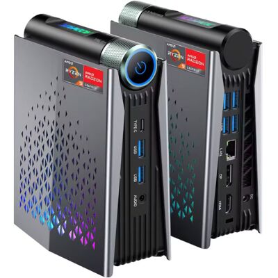 Acemagic S3A Mini Desktop PC - 32GB RAM / 1TB ROM - AMD Ryzen 9 6900HX - M.2 SSD / WiFi 6 / BT5.2 - Windows 11 Pro - Grijs Acemagic S3A Mini Desktop PC - 32GB RAM / 1TB ROM - AMD Ryzen 9 6900HX - M.2 SSD / WiFi 6 / BT5.2 - Windows 11 Pro - Grijs
