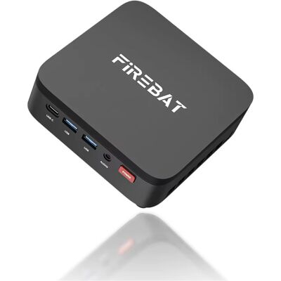Firebat R3 Mini Desktop PC - 8GB RAM / 256GB ROM - AMD Ryzen 3 - M.2 SSD / WiFi 6 / BT5.2 - Windows 11 Pro - Zwart Firebat R3 Mini Desktop PC - 8GB RAM / 256GB ROM - AMD Ryzen 3 - M.2 SSD / WiFi 6 / BT5.2 - Windows 11 Pro - Zwart