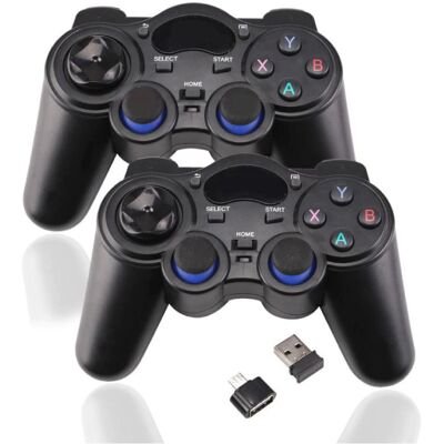 EastVita 2-Pack Gaming Controller voor Android / PC / PS3 - Micro-USB Bluetooth Gamepad Zwart EastVita 2-Pack Gaming Controller voor Android / PC / PS3 - Micro-USB Bluetooth Gamepad Zwart