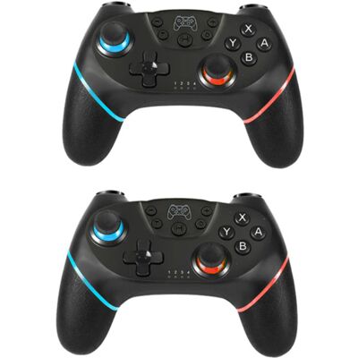 Stuff Certified® 2-Pack Gaming Controller voor Nintendo Switch - NS Bluetooth Gamepad met Vibratie Zwart Stuff Certified® 2-Pack Gaming Controller voor Nintendo Switch - NS Bluetooth Gamepad met Vibratie Zwart