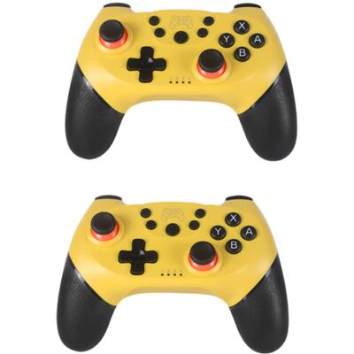 Stuff Certified® 2-Pack Gaming Controller voor Nintendo Switch - NS Bluetooth Gamepad met Vibratie Geel Stuff Certified® 2-Pack Gaming Controller voor Nintendo Switch - NS Bluetooth Gamepad met Vibratie Geel