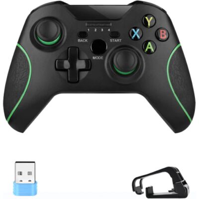 TECTINTER Gaming Controller voor Android/iOS/PC/PS3 met Clip en USB 2.4G Stick - Bluetooth Gamepad Mobiele Telefoon Zwart TECTINTER Gaming Controller voor Android/iOS/PC/PS3 met Clip en USB 2.4G Stick - Bluetooth Gamepad Mobiele Telefoon Zwart
