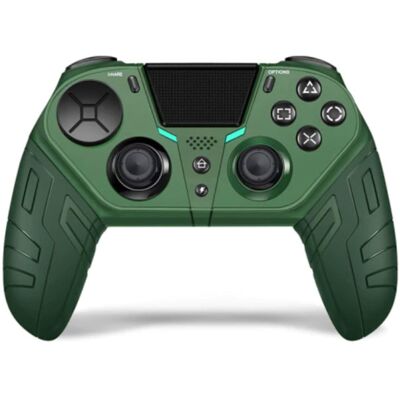 ALUNX Elite Gaming Controller voor PlayStation 4 - PS4 Bluetooth Gamepad met Vibratie Groen ALUNX Elite Gaming Controller voor PlayStation 4 - PS4 Bluetooth Gamepad met Vibratie Groen