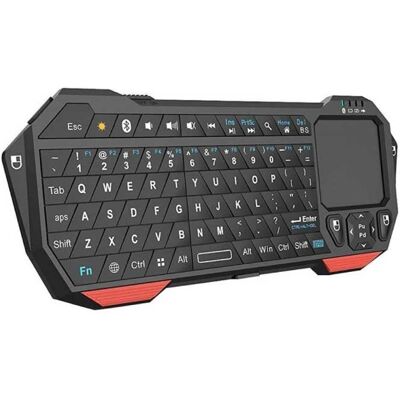 SeenDa Mini Verlicht Draadloos Toetsenbord - QWERTY 2.4GHz voor Mediaspeler Windows MacOS Android SeenDa Mini Verlicht Draadloos Toetsenbord - QWERTY 2.4GHz voor Mediaspeler Windows MacOS Android