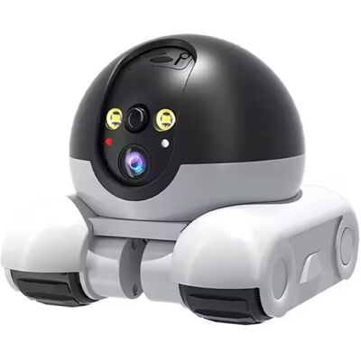 Luxuglow Mobiele Security Camera - WiFi 1080p PTZ - Motion Detection Night Vision Recorder - Wit Luxuglow Mobiele Security Camera - WiFi 1080p PTZ - Motion Detection Night Vision Recorder - Wit