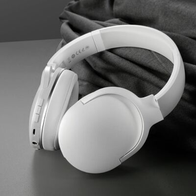Baseus Encok D02 Draadloze Koptelefoon Bluetooth met Microfoon Wireless Headphones Stereo Gaming Wit Baseus Encok D02 Draadloze Koptelefoon Bluetooth met Microfoon Wireless Headphones Stereo Gaming Wit