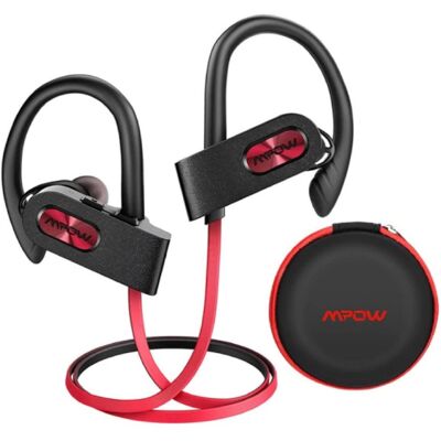 MPOW Flame 2 TWS Draadloze Oortjes met Oorhaak Bluetooth 5.0 Ear Wireless Buds Earphones Earbuds 150mAh Oortelefoon Rood MPOW Flame 2 TWS Draadloze Oortjes met Oorhaak Bluetooth 5.0 Ear Wireless Buds Earphones Earbuds 150mAh Oortelefoon Rood