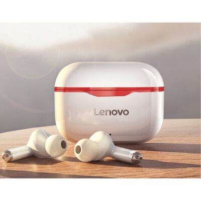 Lenovo LP1 Draadloze Oortjes - True Touch Control TWS Oordopjes Bluetooth 5.0 Wireless Buds Earphones Oortelefoon Rood Lenovo LP1 Draadloze Oortjes - True Touch Control TWS Oordopjes Bluetooth 5.0 Wireless Buds Earphones Oortelefoon Rood
