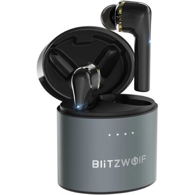 Blitzwolf BW-FYE8 Draadloze Oordopjes - TWS Oortjes True Touch Control Oortjes Oordopjes Bluetooth 5.0 Wireless Buds Earphones Oortelefoon Zwart Blitzwolf BW-FYE8 Draadloze Oordopjes - TWS Oortjes True Touch Control Oortjes Oordopjes Bluetooth 5.0 Wireless Buds Earphones Oortelefoon Zwart